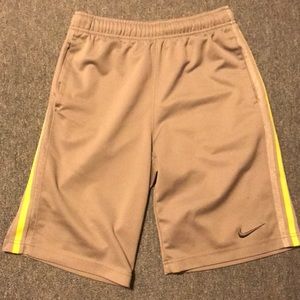 Nike shorts Gray and Neon Yellow